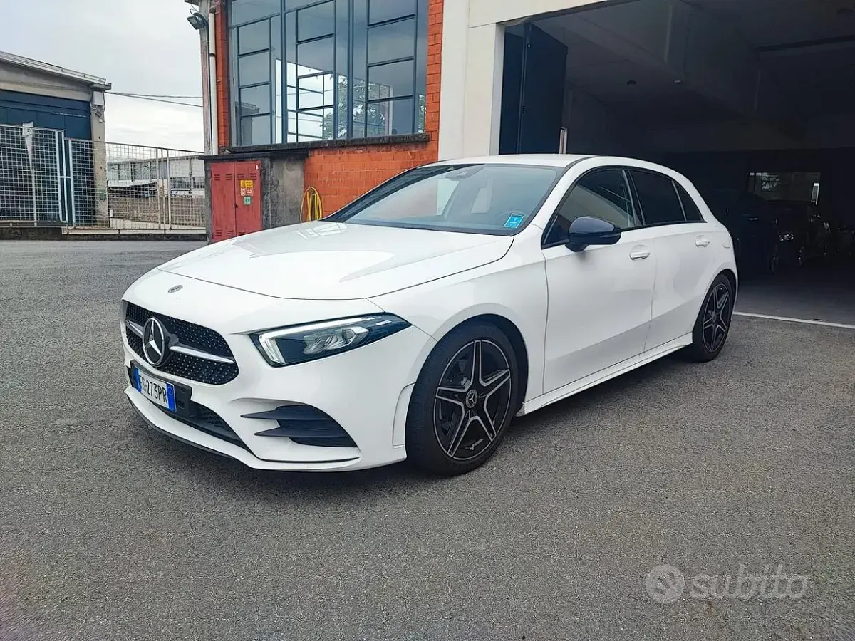 Usata Mercedes A180 Premium 116 CV (85 kW) 2018 Bianco Berlina