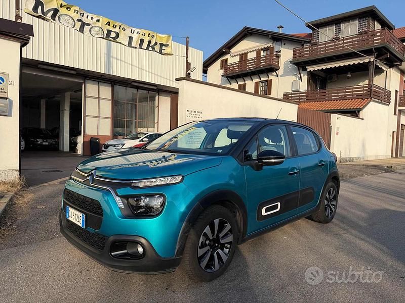Usata Citroën C3 PureTech 110 CV (80 kW) 2022 Blu Utilitaria