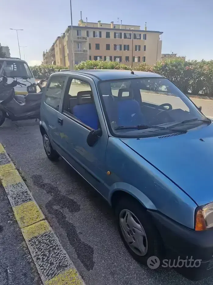 Usata Fiat Cinquecento 39 CV (28 kW) 1998 Bluazzurro Utilitaria