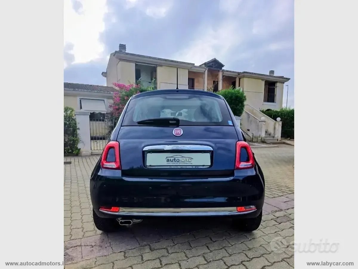 Usata Fiat 500 Lounge 69 CV (50 kW) 2017 Bluazzurro Utilitaria