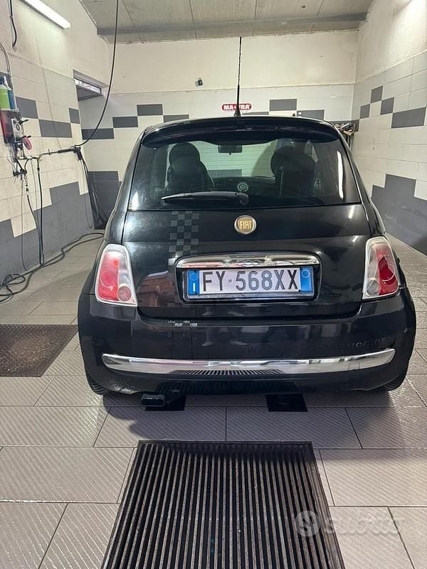 Usata Fiat 500 2009 Nero Cabrio