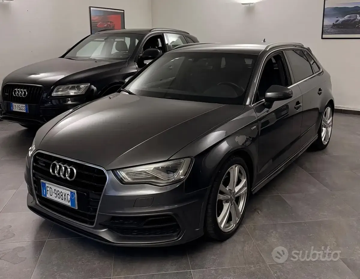 Usata Audi A3 S-Line 184 CV (135 kW) 2016 Grigio Berlina