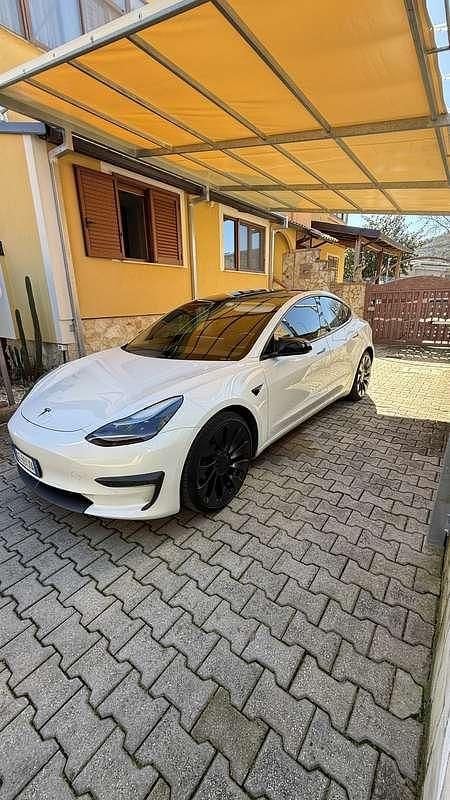 Usata Tesla Model 3 Performance 461 kW (627 CV) 2021 Bianco Berlina