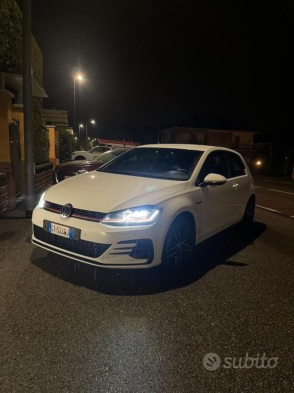 Usata VW Golf VII GTI 230 CV (169 kW) 2019 Bianco Berlina