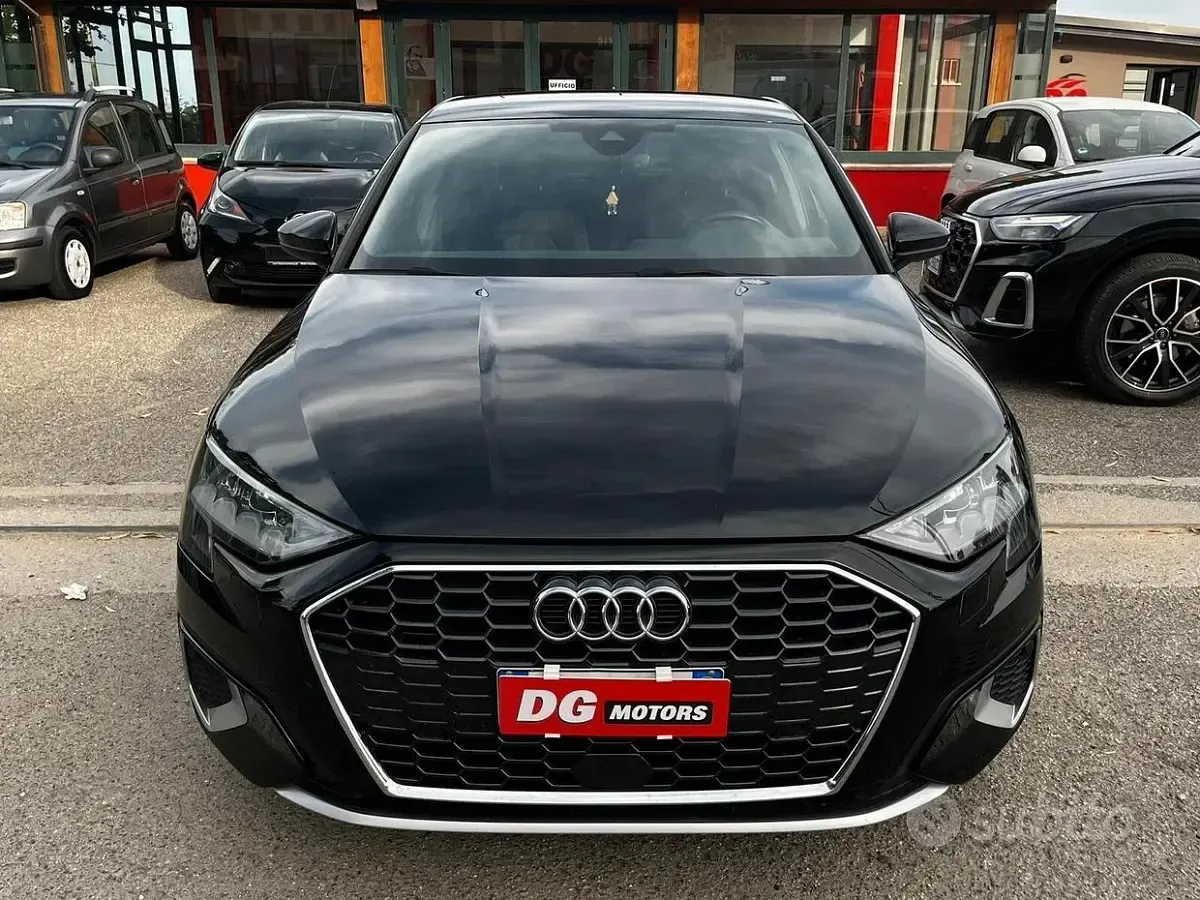 Usata Audi A3 Advanced 150 CV (110 kW) 2022 Nero Berlina
