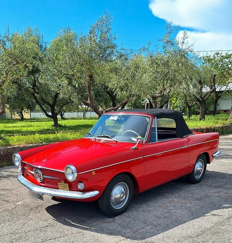 Usata Fiat 600D 30 CV (22 kW) 1963 Rosso Cabrio