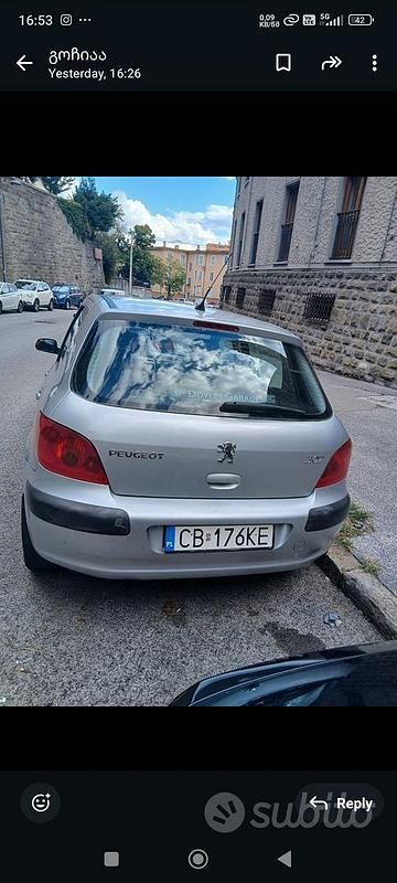 Usata Peugeot 307 180 CV (132 kW) 2004 Grigio Berlina