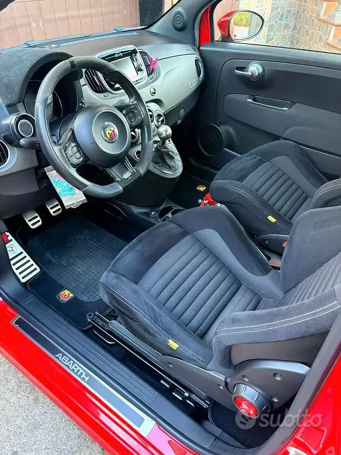 Usata Abarth 595 Competizione 180 CV (132 kW) 2017 Rosso Berlina
