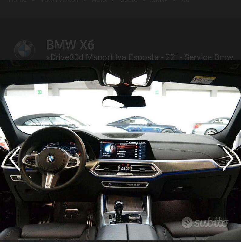 Usata BMW X6 M Sport 265 CV (194 kW) 2020 Blu SUV