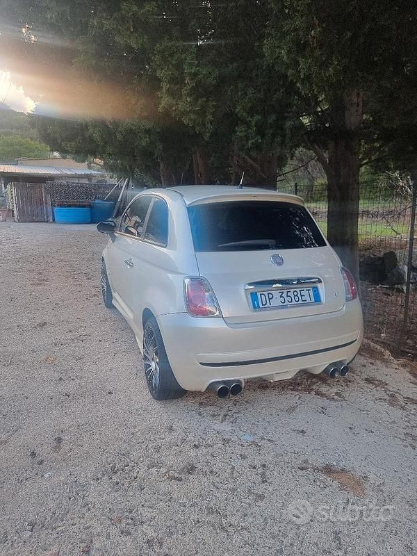 Usata Fiat 500 100 CV (73 kW) 2008 Bianco