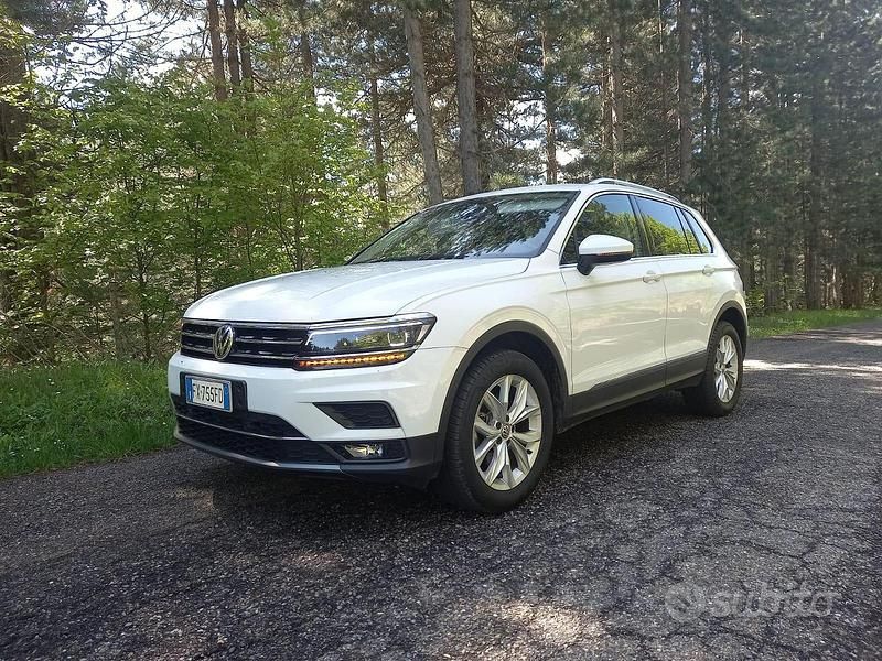 Usata VW Tiguan Advance 150 CV (110 kW) 2019 Bianco SUV
