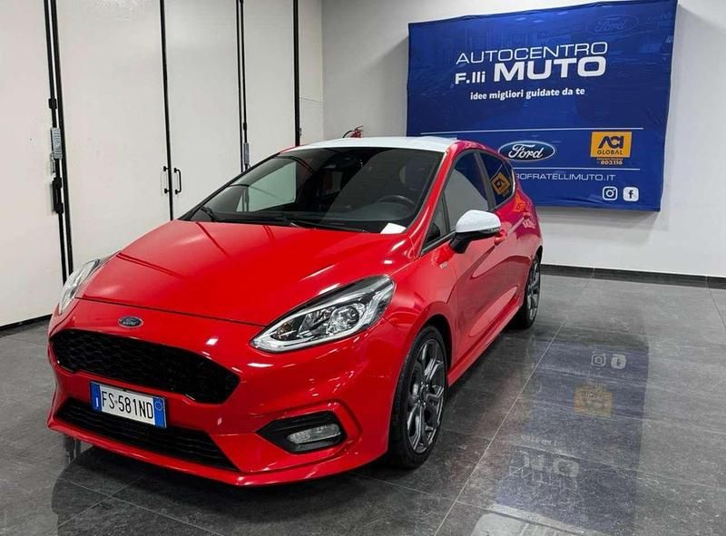 Race red Usata 2019 Ford Fiesta ST-Line Berlina | 12.900 € (Buon prezzo) - Immagine 1/4
