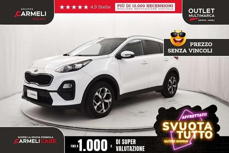 Bianco Usata 2021 Kia Sportage Style SUV | 16.400 € (Ottimo prezzo) - Immagine 1/4