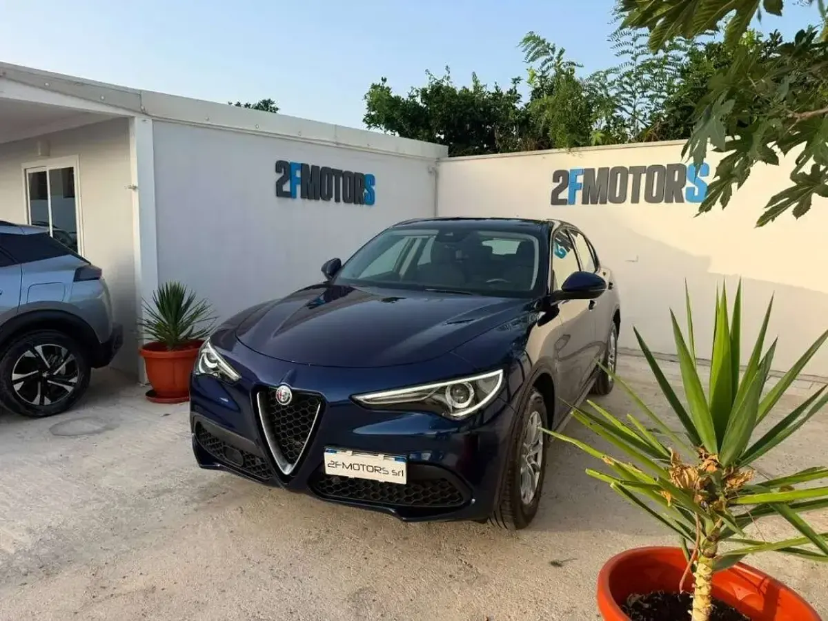 Usata Alfa Romeo Stelvio Business 190 CV (139 kW) 2019 Blu/azzurro SUV