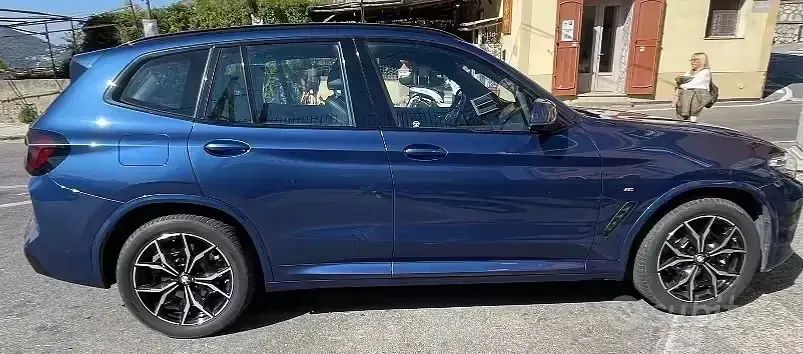 Usata BMW X3 Sport Line 190 CV (139 kW) 2022 Blu SUV