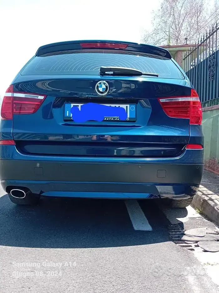 Usata BMW X3 190 CV (139 kW) 2014 Blu SUV