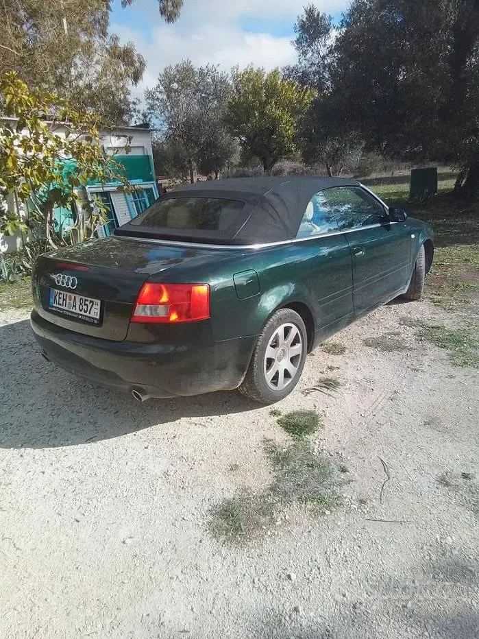 Usata Audi A4 Cabriolet 163 CV (119 kW) 2004 Verde Cabrio