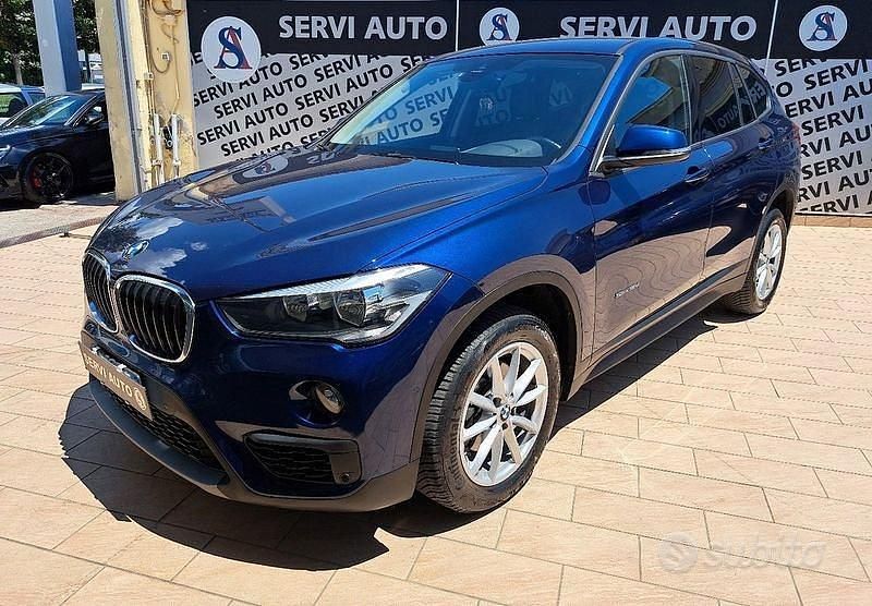 Usata BMW X1 Advantage 150 CV (110 kW) 2016 Blu SUV