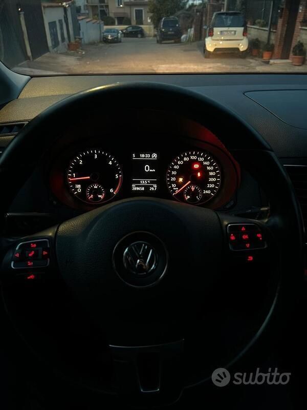 Usata VW Sharan Comfortline 140 CV (102 kW) 2011 Nero Monovolume