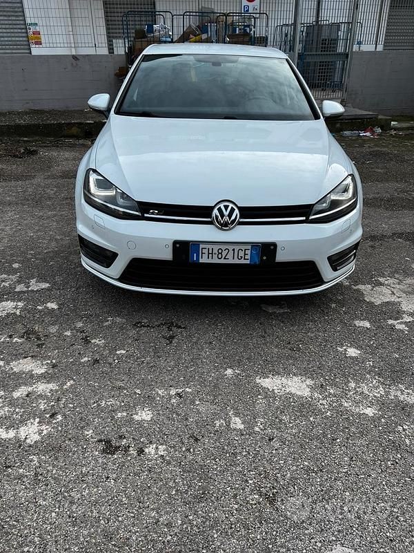 Usata VW Golf VII 110 CV (80 kW) 2017 Bianco Berlina
