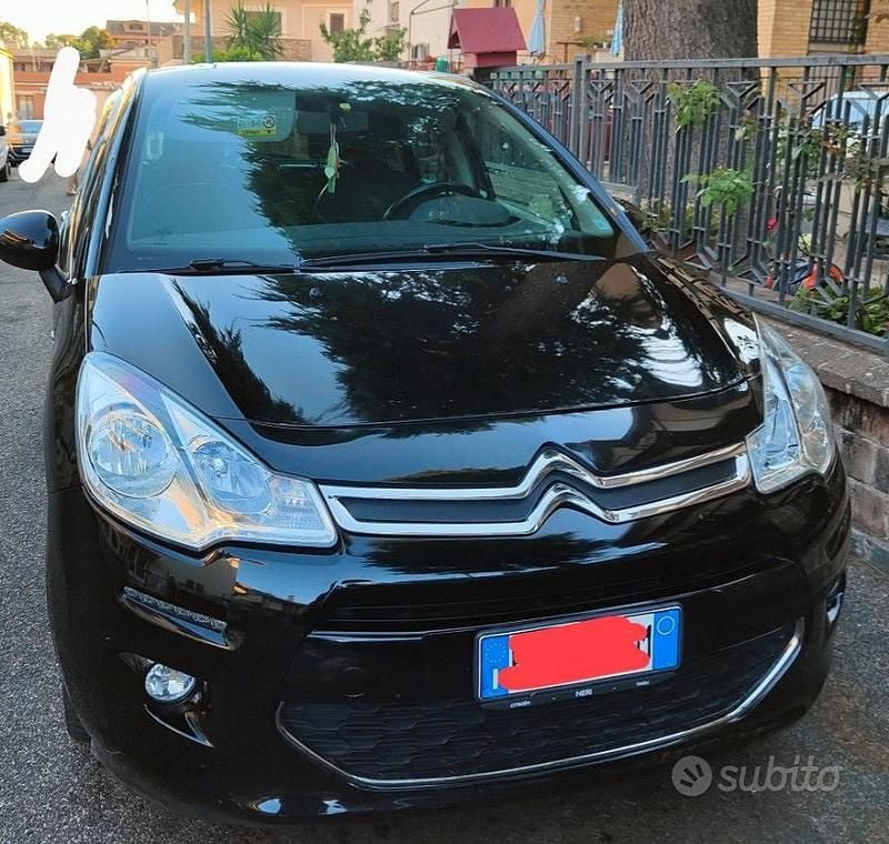 Usata Citroën C3 82 CV (60 kW) 2016 Nero Utilitaria
