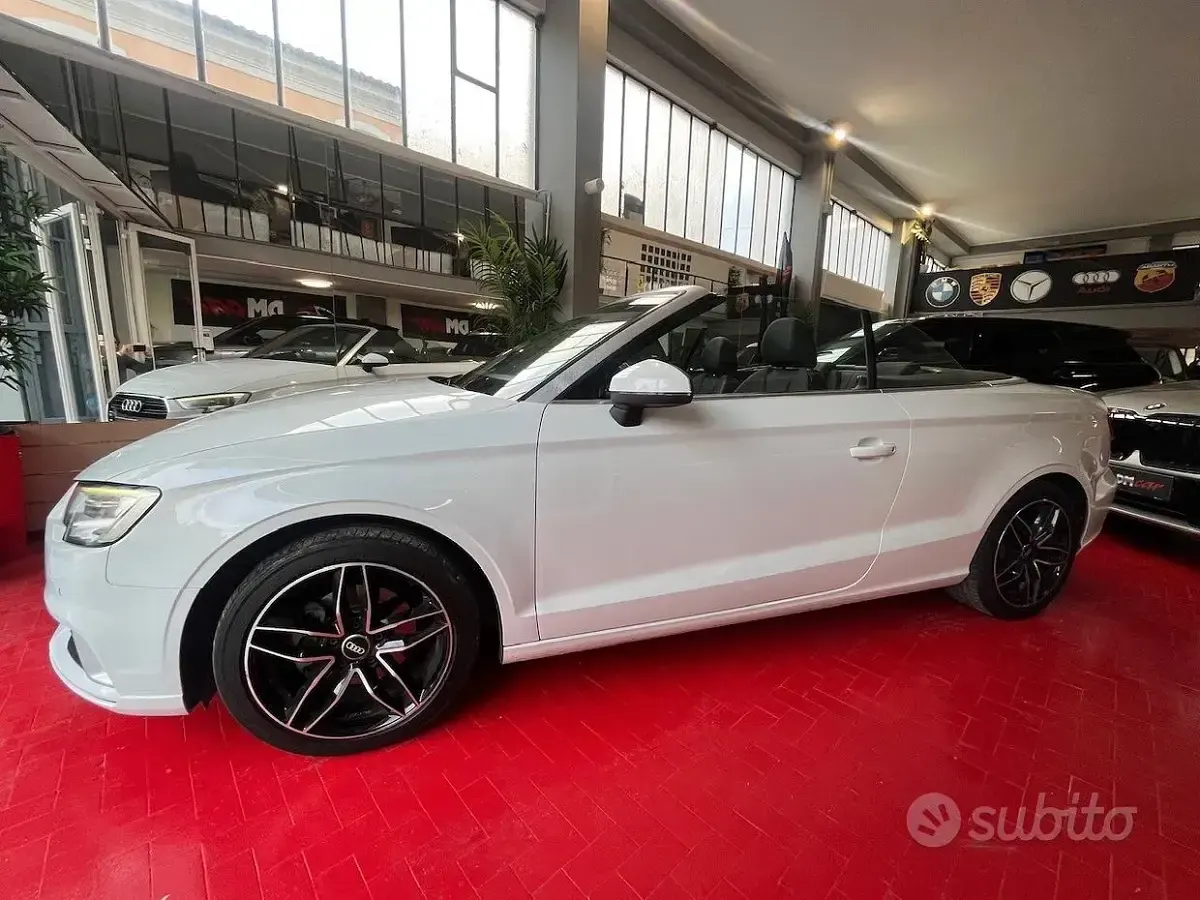 Usata Audi A3 Cabriolet Sport 116 CV (85 kW) 2018 Bianco Cabrio