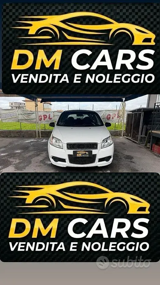 Usata Chevrolet Aveo 82 CV (60 kW) 2010 Bianco Berlina