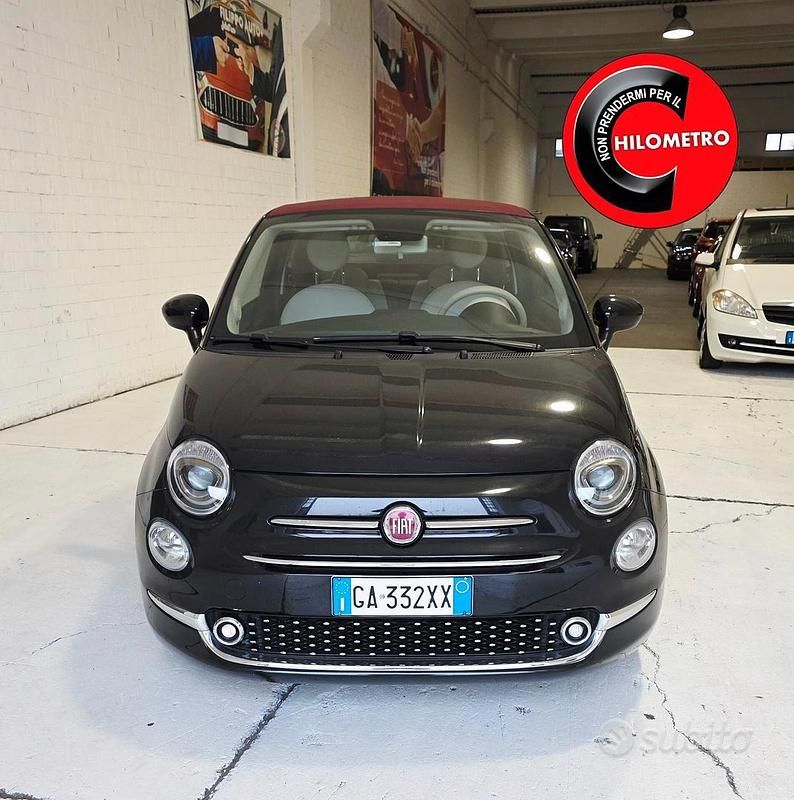 Nero Usata 2020 Fiat 500C Pop Cabrio | 12.000 € (Buon prezzo) - Immagine 1/4