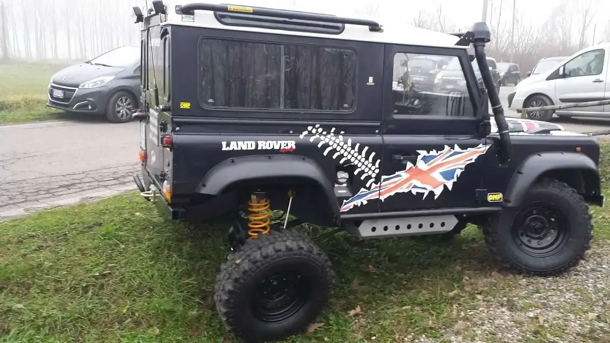 Usata Land Rover Defender 113 CV (83 kW) 1998 Blu/azzurro SUV
