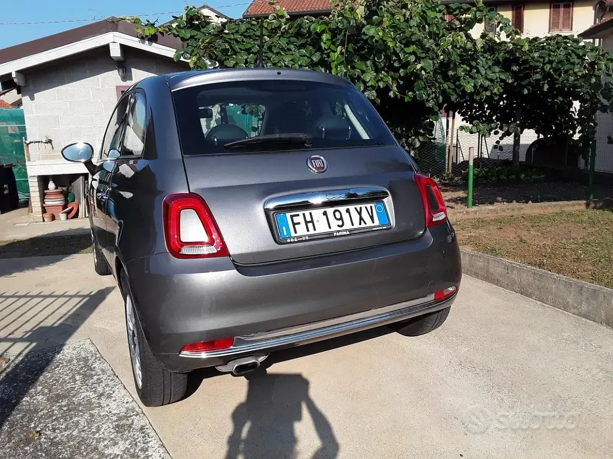 Usata Fiat 500 Lounge 95 CV (69 kW) 2017 Grigio Berlina