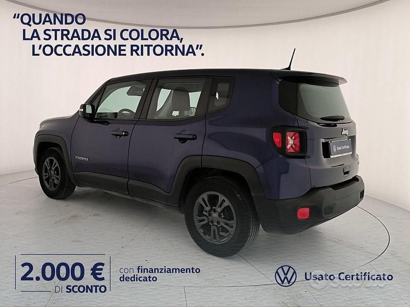 Gebraucht Jeep Renegade Longitude 120 PS (88 kW) 2020 Blau SUV