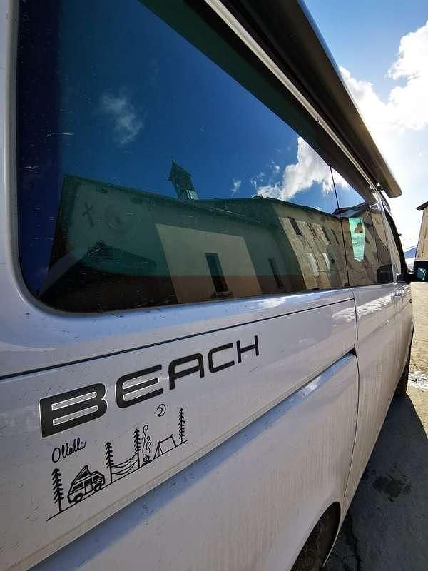 Usata VW California Beach 150 CV (110 kW) 2018 Bianco Furgone
