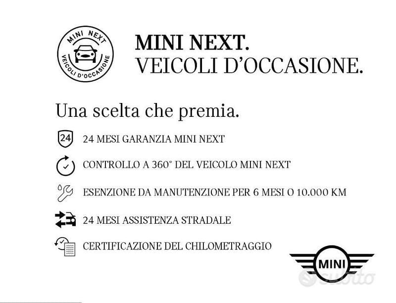 Usata Mini Cooper S Classic 178 CV (130 kW) 2023 Nero / metallizzato Utilitaria