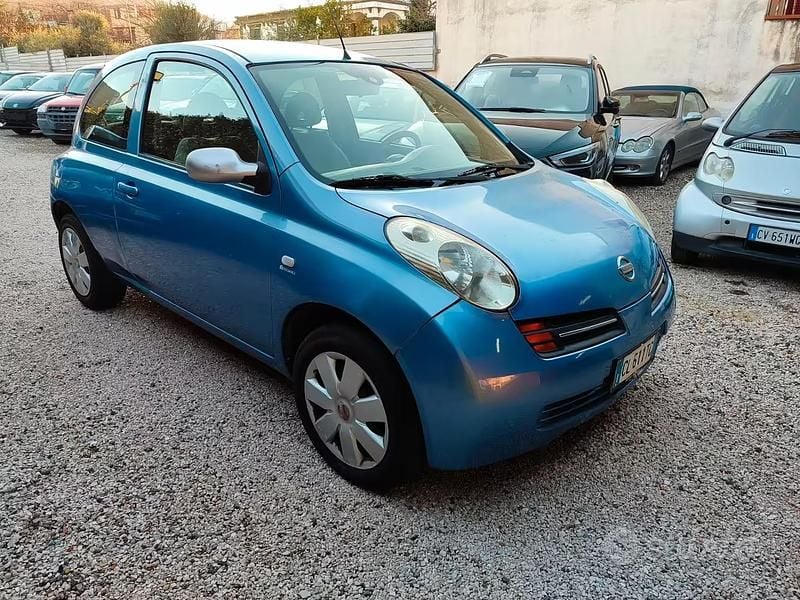 Usata Nissan Micra Acenta 65 CV (47 kW) 2004 Blu Utilitaria