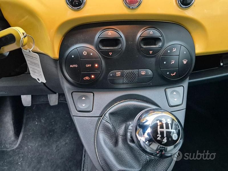 Usata Fiat 500 2007 Giallo