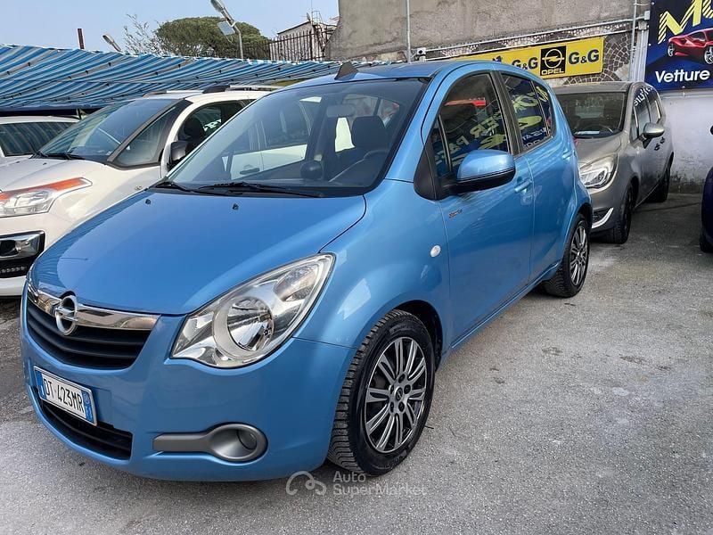 Usata Opel Agila 65 CV (47 kW) 2009 Blu Utilitaria