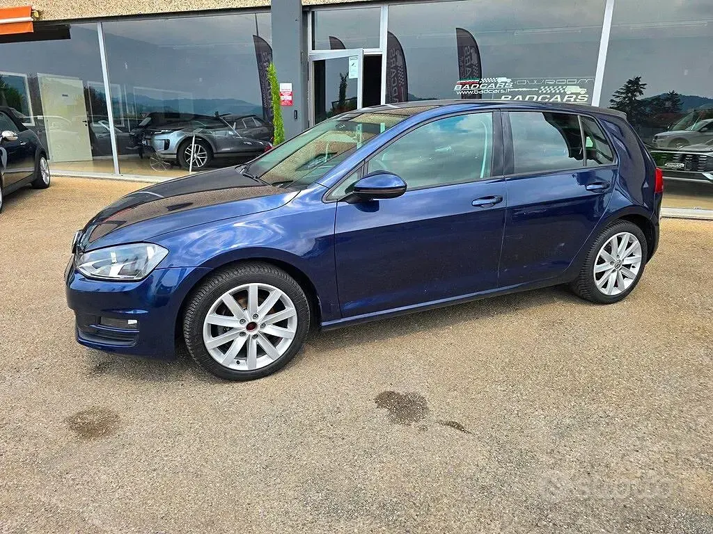 Usata VW Golf VII Highline 105 CV (77 kW) 2014 Blu/azzurro Berlina