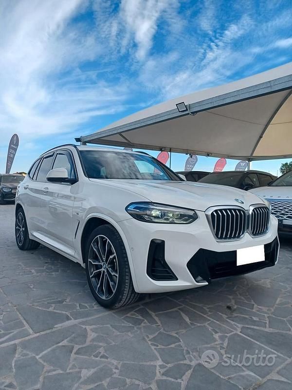 Usata BMW X3 M Sport 190 CV (139 kW) 2021 Bianco SUV
