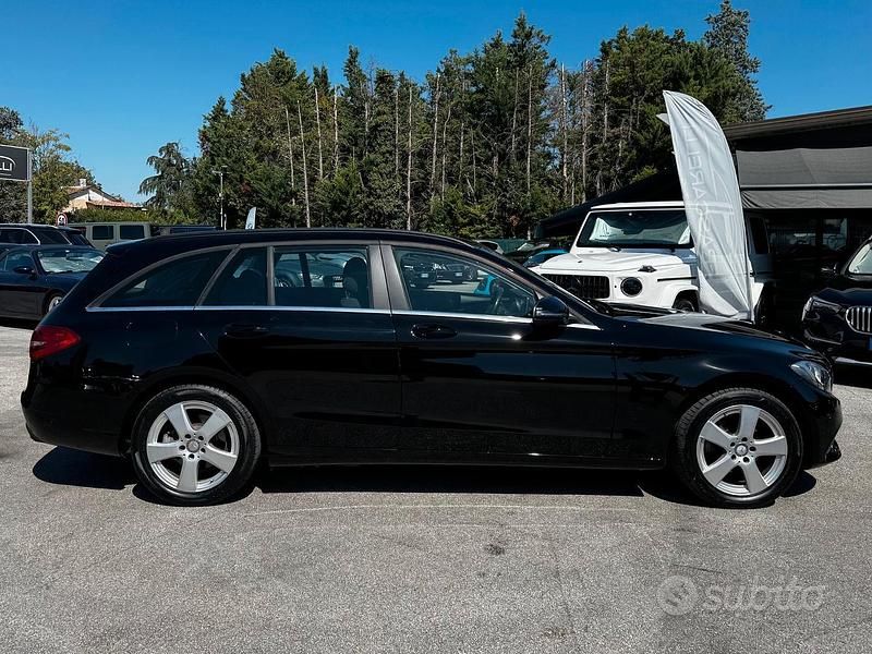 Usata Mercedes C180 Exclusive 116 CV (85 kW) 2016 Nero Station wagon