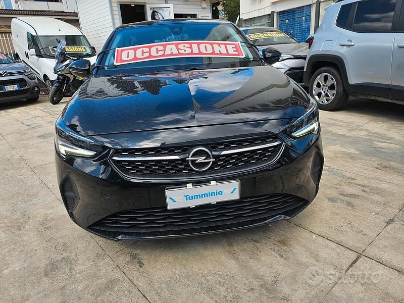 Usata Opel Corsa Elegance 101 CV (74 kW) 2021 Nero Berlina