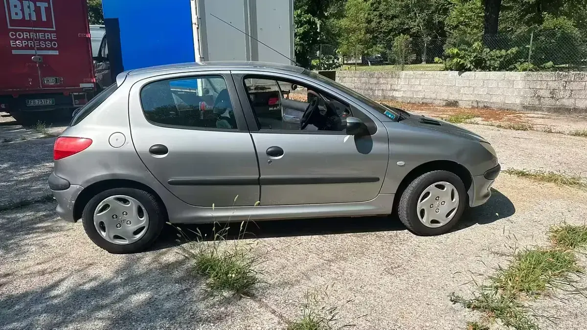 Usata Peugeot 206 75 CV (55 kW) 2002 Grigio Utilitaria