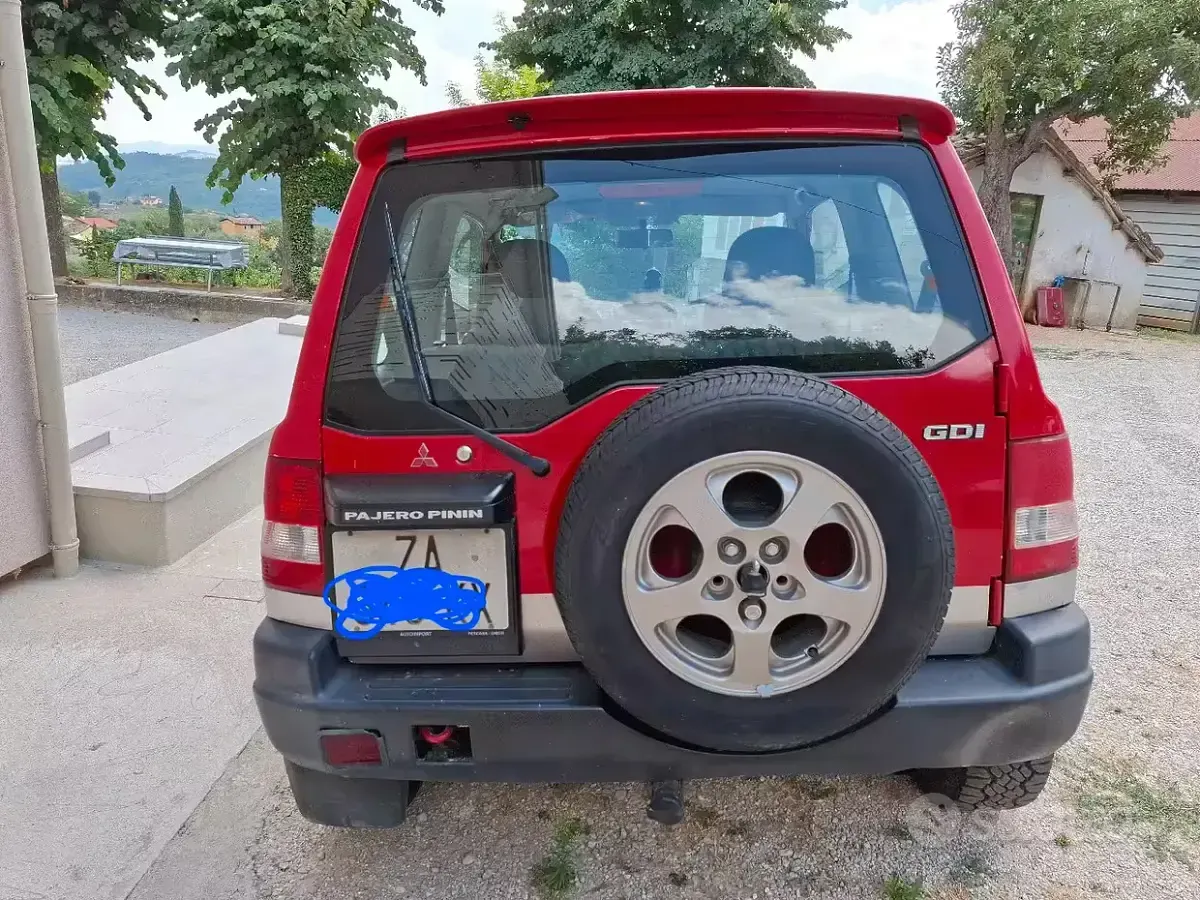 Usata Mitsubishi Pajero 120 CV (88 kW) 2000 Rosso SUV