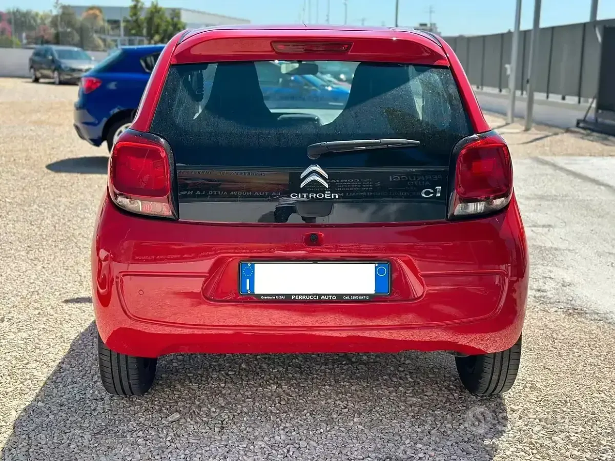 Usata Citroën C1 Shine 69 CV (50 kW) 2018 Rosso Utilitaria