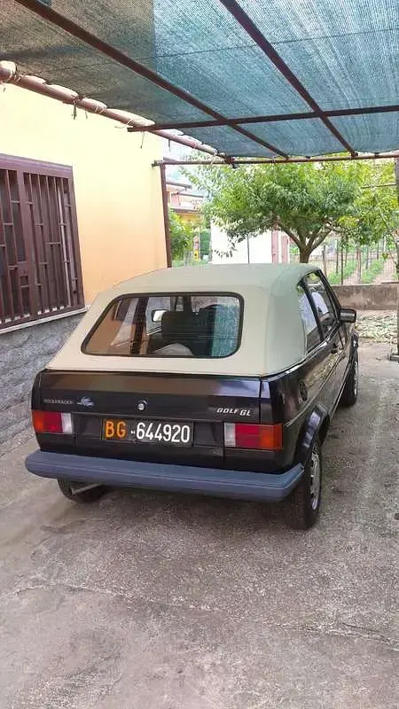 Usata VW Golf Cabriolet 50 CV (36 kW) 1982 Nero Cabrio