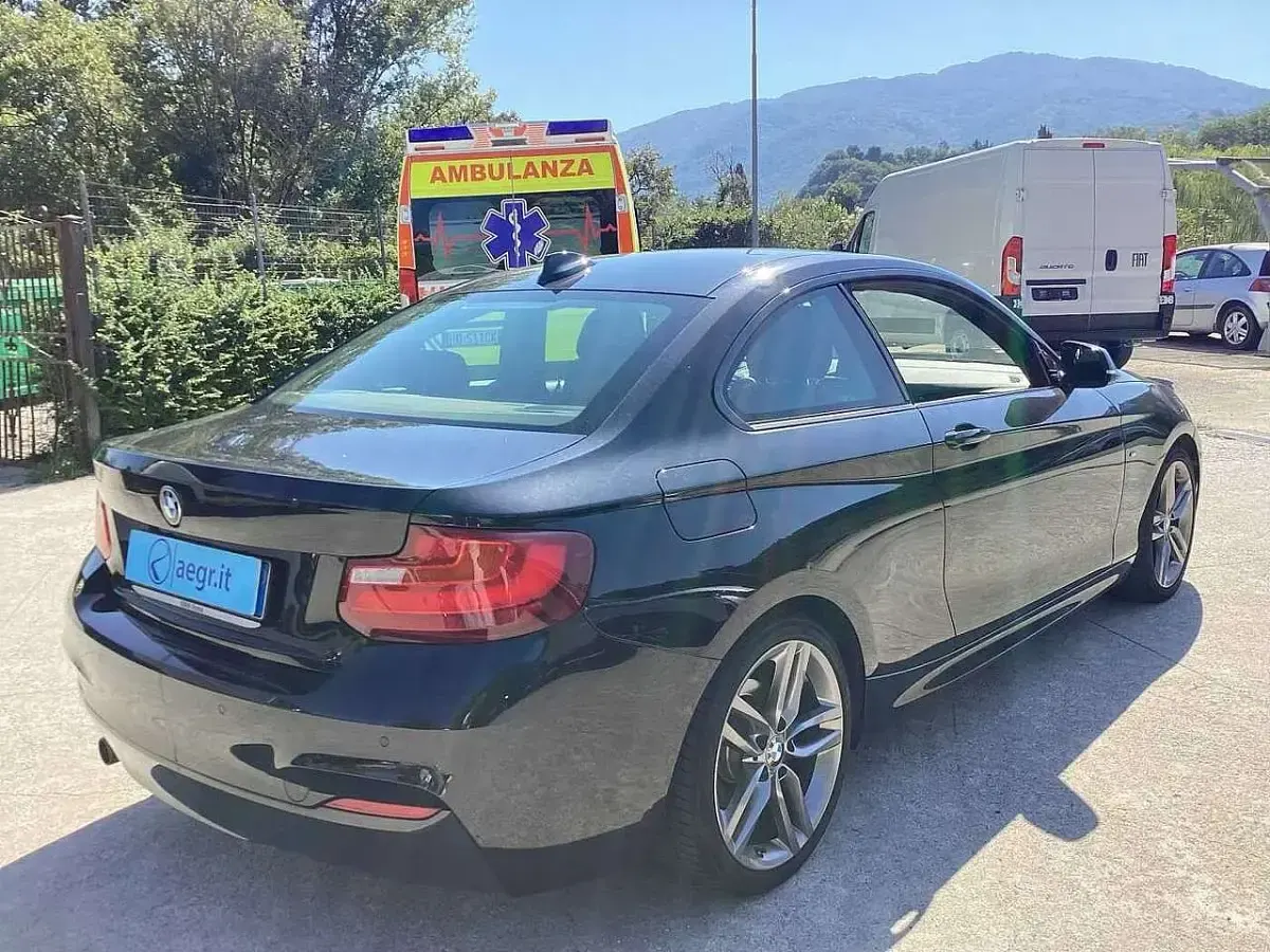Usata BMW 218 M Sport 143 CV (105 kW) 2015 Nero Coupé