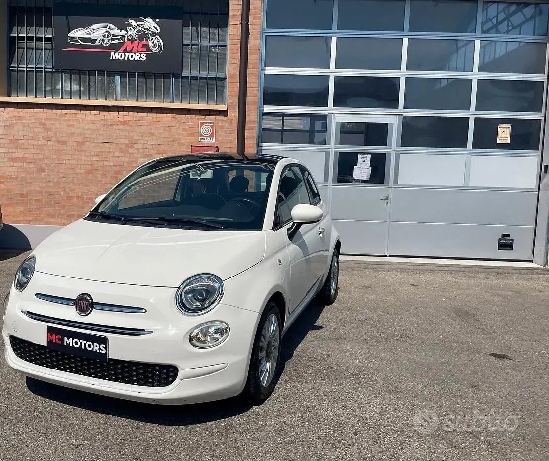 Usata Fiat 500 Lounge 86 CV (63 kW) 2019 Bianco Utilitaria