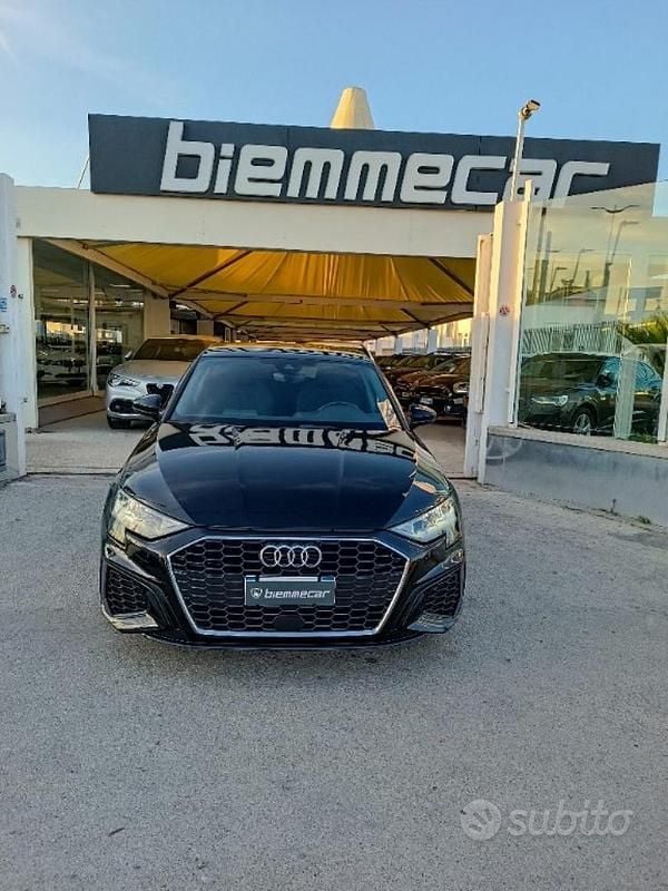 Usata Audi A3 S-Line 150 CV (110 kW) 2021 Nero Berlina