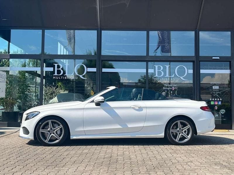 Usata Mercedes C220 Premium 170 CV (125 kW) 2018 Bianco Cabrio