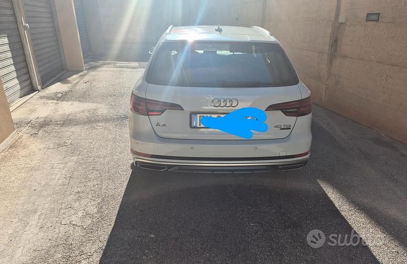 Usata Audi A4 S-Line 190 CV (139 kW) 2019 Bianco Berlina