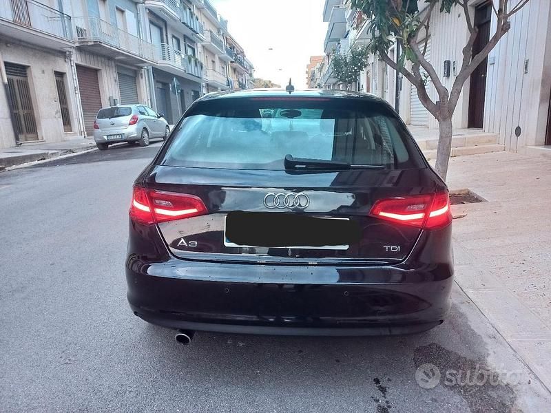 Usata Audi A3 Comfort 105 CV (77 kW) 2015 Nero Berlina